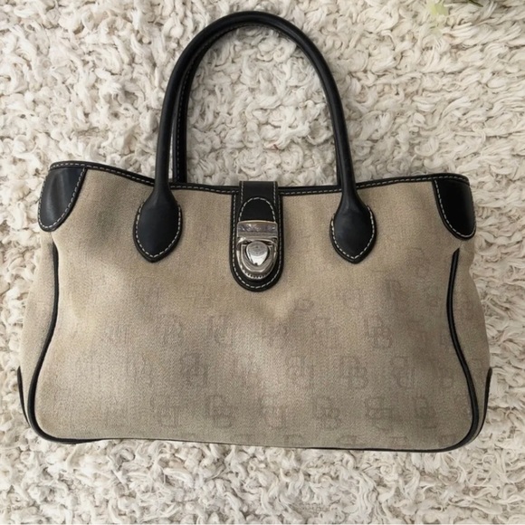 Dooney & Bourke Vintage Canvas and Leather Bag - Picture 13 of 16